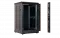 Шкаф телекоммуникационный напольный 19",18U(600x1000), ШТ-НП-М-18U-600-1000-С-Ч, передняя дверь стекло, черный ССД