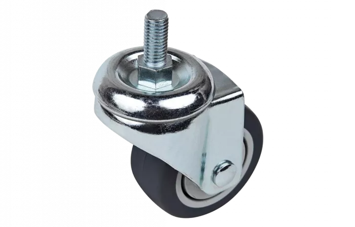 Ролик без тормоза для телекоммуникационных шкафов и стоек SCtk 93  колесо диаметр 75мм с болтом 12