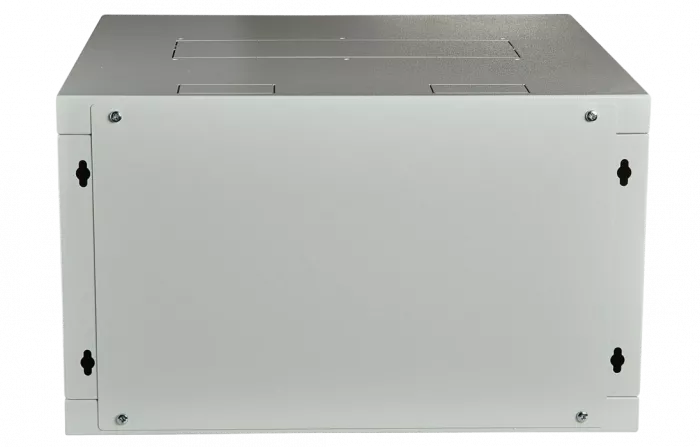 Шкаф телекоммуникационный настенный разборный 19”,9U(600x650), ШТ-НСр-9U-600-650-П дверь перфорированная ССД