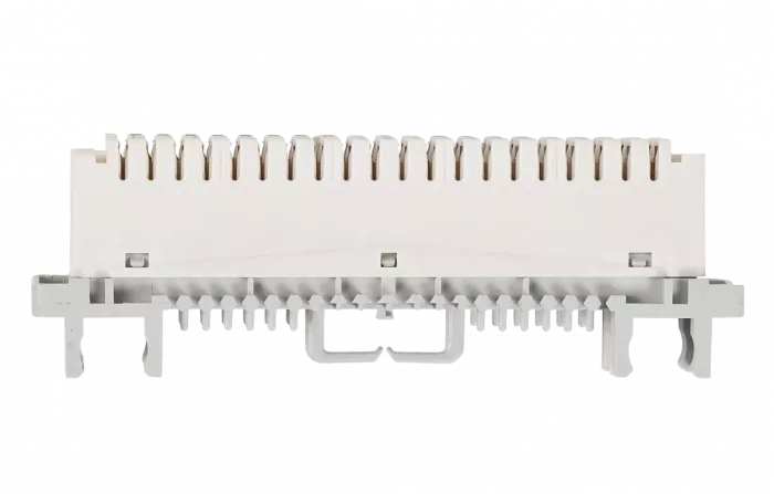 Плинт универсальный ПВТ-10Р-5е, 10 пар размыкаемые контакты 0...9