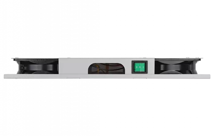 Вентиляторный модуль потолочный, 2 вентилятора с термодатчиком без шнура питания 35С ВМ-2П ССД