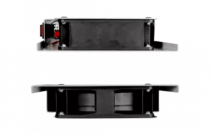 Вентиляторный модуль потолочный, 3 вентилятора с термодатчиком без шнура питания 35С ВМ-3П 48В ССД