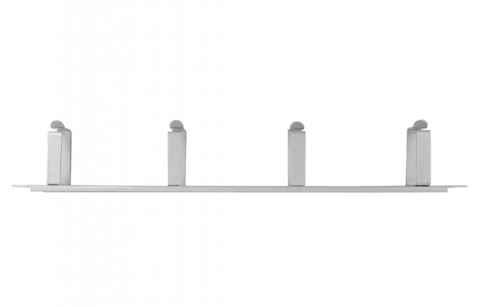 Органайзер кабельный горизонтальный 4 кольца ОКГ-19"-1U ССД