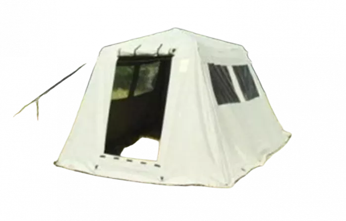 Палатка "КАБЕЛЬЩИК" (глубина 2,88м/ширина 2,31м/высота 1,63м), зеленый брезент