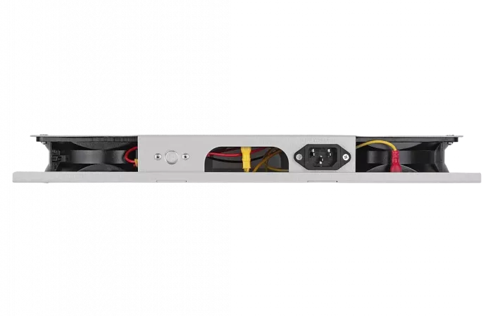 Вентиляторный модуль потолочный, 2 вентилятора с термодатчиком без шнура питания 35С ВМ-2П ССД