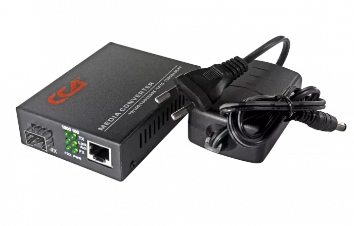 Медиаконвертер 10/100/1000-Base-T / 1000Base-X с SFP-портом