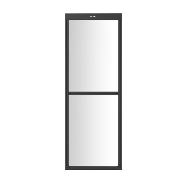 Панель-заглушка системы изоляции NTSS с окном, для установки между шкафов, ширина 750 мм, высота 2000 мм, RAL 9005 чёрный