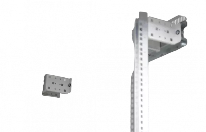 Шкаф телекоммуникационный напольный 19",33U(800x1000), ШТ-НП-33U-800-1000-С, передняя дверь стекло ССД