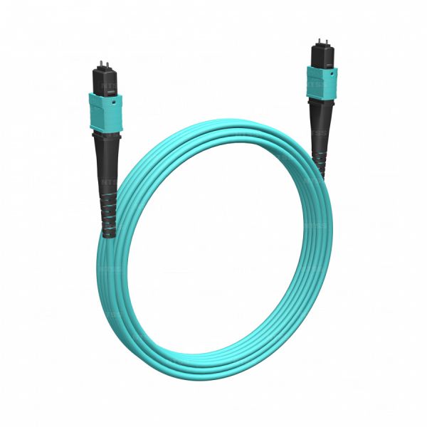 Волоконно-оптическая сборка trunk NTSS PREMIUM 8pc (40G), MTP/UPC (male)-MTP/UPC (male), полярность А, 50/125 OM3, внутренний, 10м, LSZH