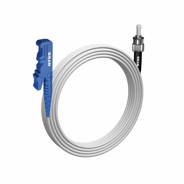 Шнур оптический NTSS spc E2000/UPC-ST/UPC 9/125 G.657A1 3.0мм 15м LSZH (патч-корд)