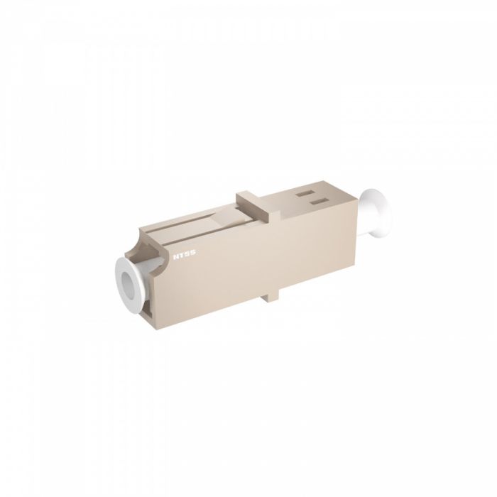 Адаптер оптический NTSS симплекс LC mm (слоновая кость)