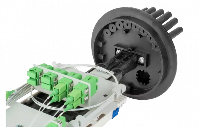 Муфта-кросс МКО-С6/С09-1PLC4-SC/APC-10SC-10SC/APC-2SC/APC ССД