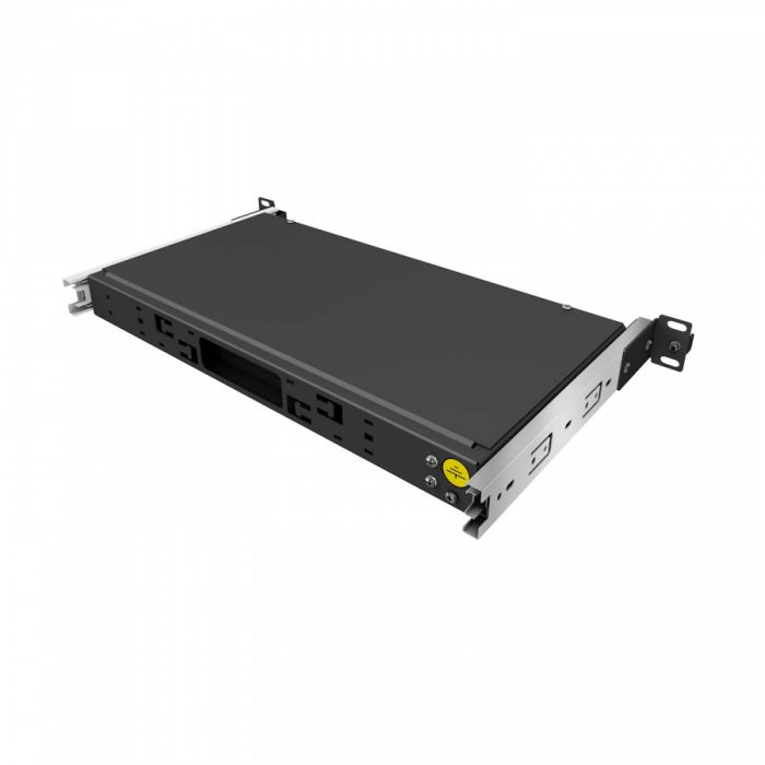 Кросс 19" NTSS PREMIUM выдвижной, предсобранный 1U, 16 портов SC/UPC, 50/125 мкм OM4, черный