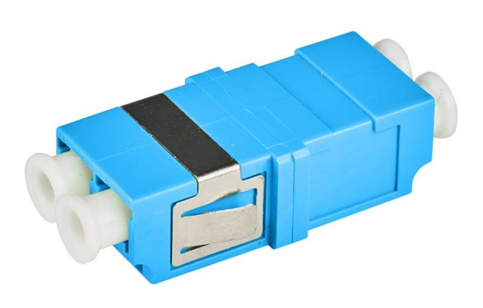 Адаптер (розетка) LC/UPC SM duplex (SC тип) бесфланцевый