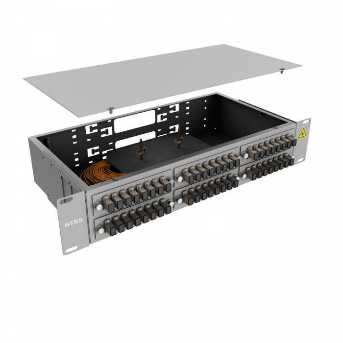 Кросс 19" NTSS PREMIUM, предсобранный 2U, 32 порта SC/UPC, 62.5/125 мкм