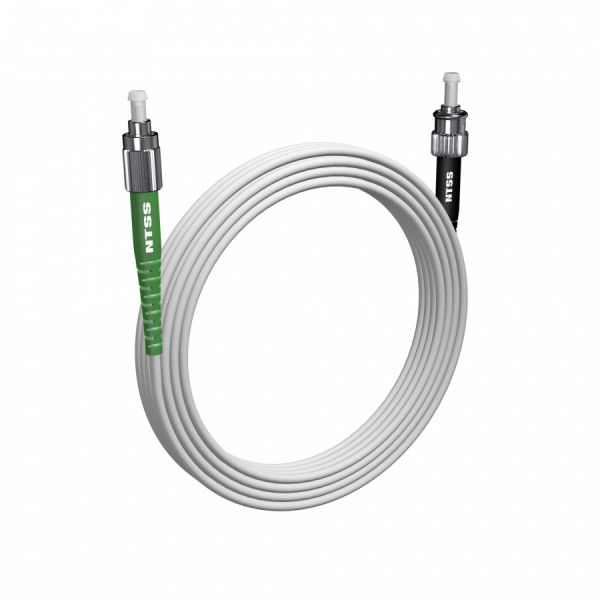 Шнур оптический NTSS spc FC/APC-ST/UPC 9/125 G.657A1 3.0мм 20м LSZH (патч-корд)