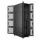 Шкаф напольный серверный NTSS CoDS 48U 750х1200мм, 4 секции по 11U, двойные боковые стенки, панель потолка и пола с щеточными вводами, двери перфорированная и перфорированная двухстворчатая, регулируемые опоры, ролики, черный RAL 9005