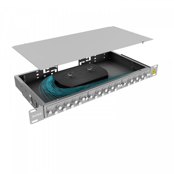 Кросс 19" NTSS PREMIUM, предсобранный 1U, 4 порта FC/UPC, 50/125 мкм OM3