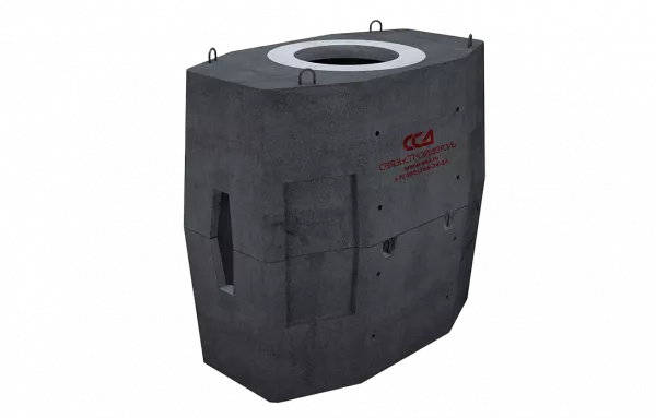 Колодец ККСр-3-10 ГЕК (B25) в 2х слойной гидроизоляции