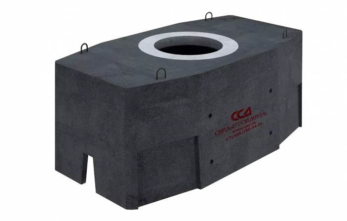 Колодец ККСр-4-10 ГЕК (B25) в 2х слойной гидроизоляции