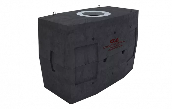 Колодец ККСр-5-80 ГЕК-ССД (В20) в битумно-латексной гидроизоляции