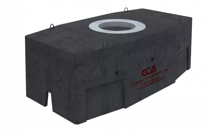 Колодец ККСр-5-80 ГЕК-ССД (В20) в битумно-латексной гидроизоляции