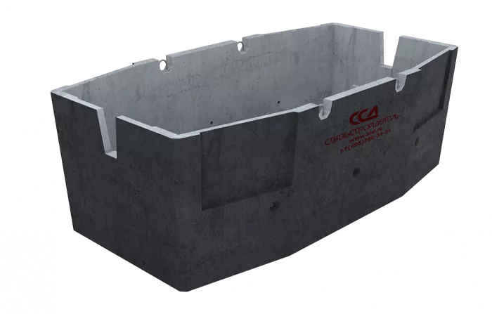 Колодец ККСр-5-80 ГЕК-ССД (В20) в битумно-латексной гидроизоляции