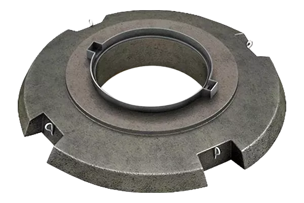 Плита опорная УОП-6 с корпусом люка