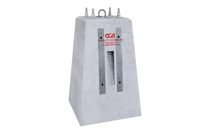 Фундамент для светофоров с наклонной лестницей и двумя трансф. ящиками ФС 110х70 15378-00-00