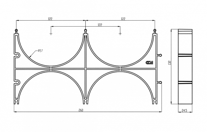 Кластер ССД-Пайп УльтраФ OD 110 мм  двойной