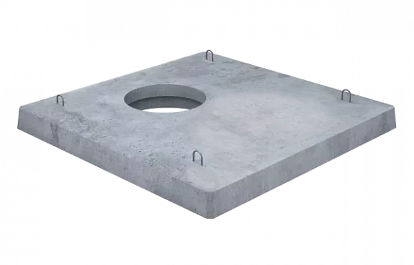 Плита ОУП-6-2,0х2,0 опорная тротуарная прямоугольная