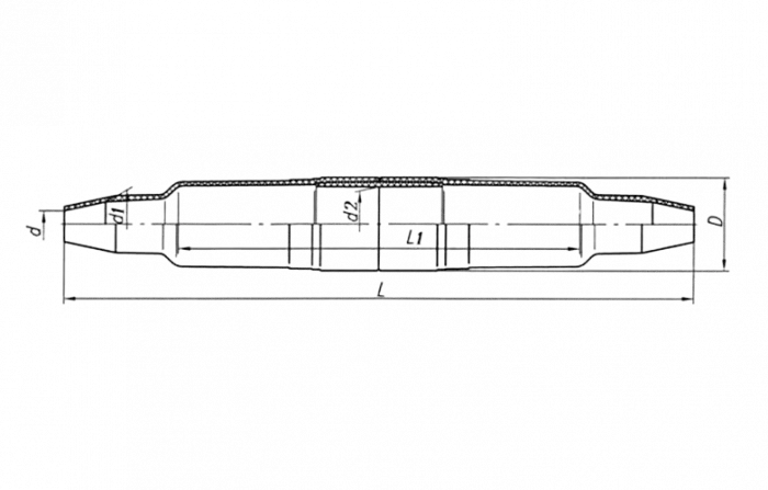 Муфта п/эт прямая МПП 5/9 ССД
