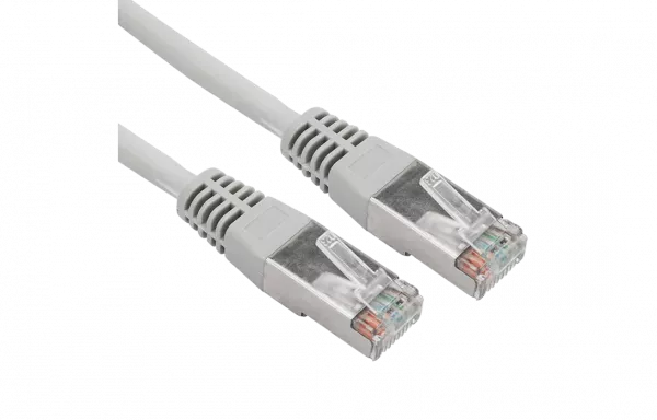 02-0110-03 REXANT Патч-корд F/UTP, CAT 5e, RJ45-RJ45, 26AWG, LSZH, серый, 0,3м
