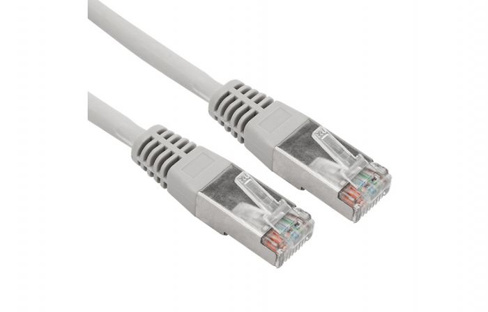 18-8001-1 REXANT Патч-корд FTP категория 5e LSZH, длина 0,5 метра, экранированный, серый