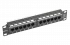 04-0025 REXANT Патч-панель 10", 1U, 12 портов RJ-45, кат5e, Dual IDC