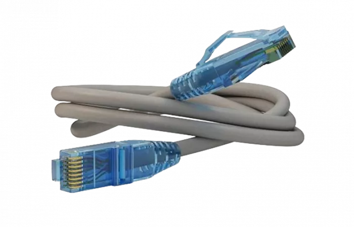 41839 Hyperline PC-LPM-UTP-RJ45-RJ45-C6-3M-LSZH-GY Патч-корд U/UTP, Cat.6, LSZH, 3 м, серый