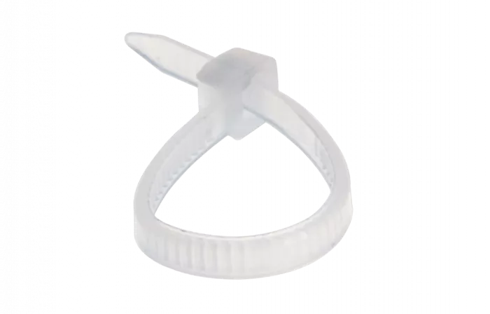 07-0100-4 Хомут-стяжка кабельная нейлоновая REXANT 100 x3,6 мм, белая, упаковка 100 шт.