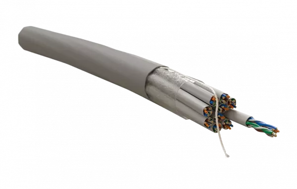 469273 UUTP4x10W-C5E-S24-IN-LSZH/LSZH-GY Cборка кабельная, 10 неэкранированных кабелей U/UTP 4х2х0,51 (24 AWG), категория 5e, однопроволочные жилы,