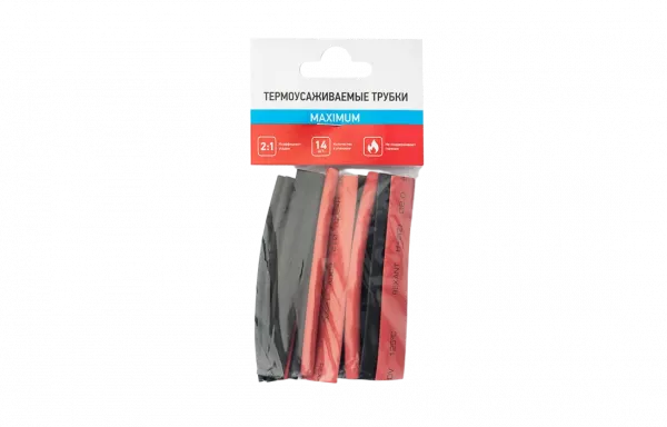 29-0106 Набор термоусадочных трубок №6 (МАКСИМУМ) REXANT (упак. 14 шт)