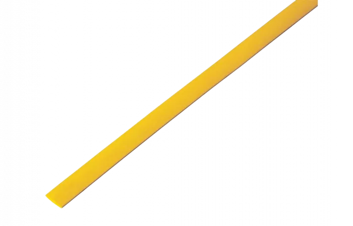 20-6002 Термоусадочная трубка REXANT 6,0/3,0 мм, желтая, упаковка 50 шт. по 1 м