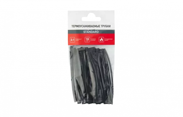 29-0105 Набор термоусадочных трубок №5 (СТАНДАРТ) REXANT (упак. 18 шт)