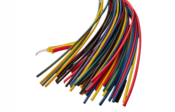 29-0155 Набор термоусадочной трубки REXANT 5,0/2,5 мм, пять цветов, упаковка 50 шт. по 1 м