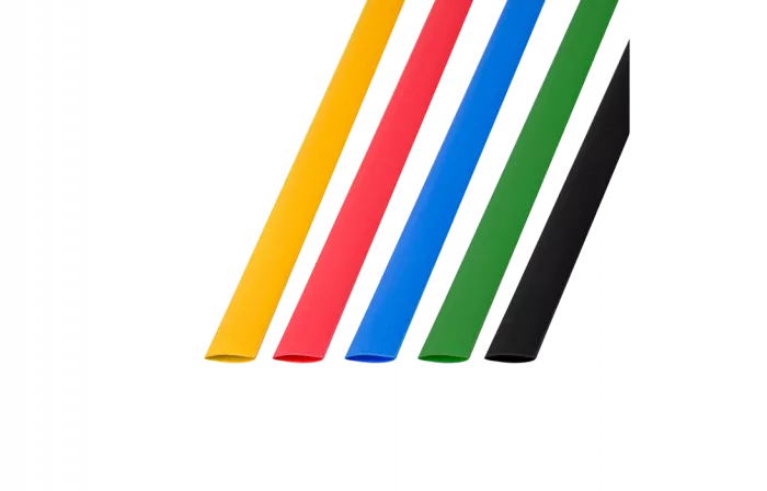 29-0160 Набор термоусадочной трубки REXANT 10,0/5,0 мм, пять цветов, упаковка 50 шт. по 1 м