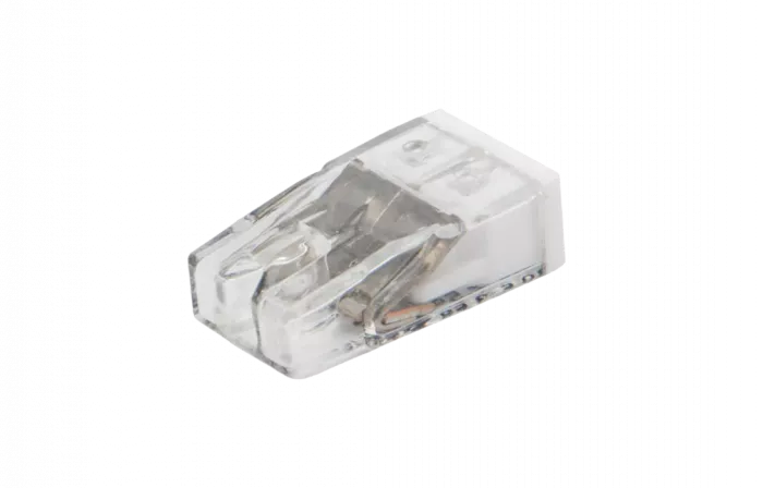 07-3211 Экспресс-клемма REXANT СМК 2273-202, 2-проводная 0.5-2.5 мм², прозрачная (100 шт./уп.)