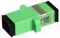 Адаптер (розетка) SC/APC SM (с фланцем)
