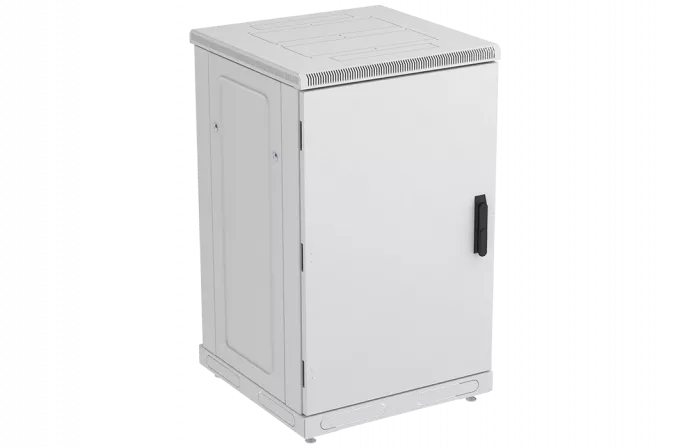 Шкаф телекоммуникационный напольный 19",24U(600x600), ШТ-НП-24U-600-600-М, передняя дверь металл ССД