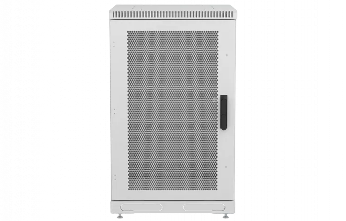 Шкаф телекоммуникационный напольный 19",24U(600x600), ШТ-НП-24U-600-600-П, передняя дверь перф ССД