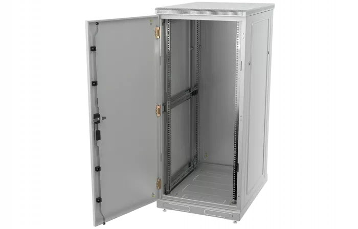 Шкаф телекоммуникационный напольный 19",33U(600x1000), ШТ-НП-33U-600-1000-М, передняя дверь металл ССД