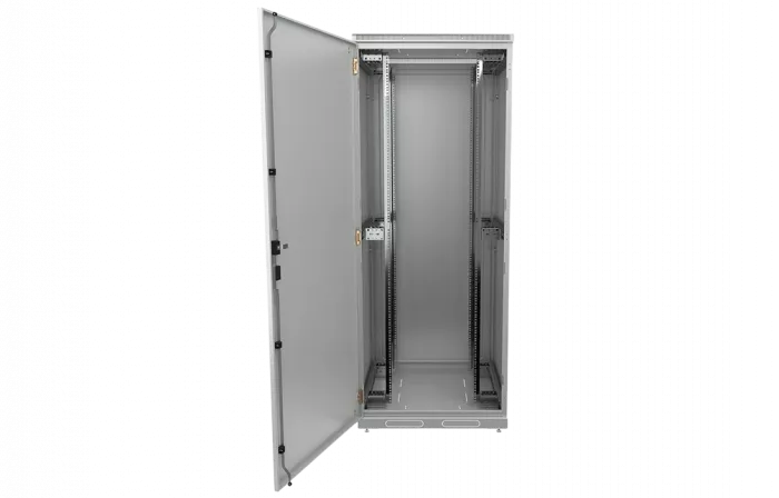 Шкаф телекоммуникационный напольный 19",47U(800x1000), ШТ-НП-47U-800-1000-М, передняя дверь металл ССД