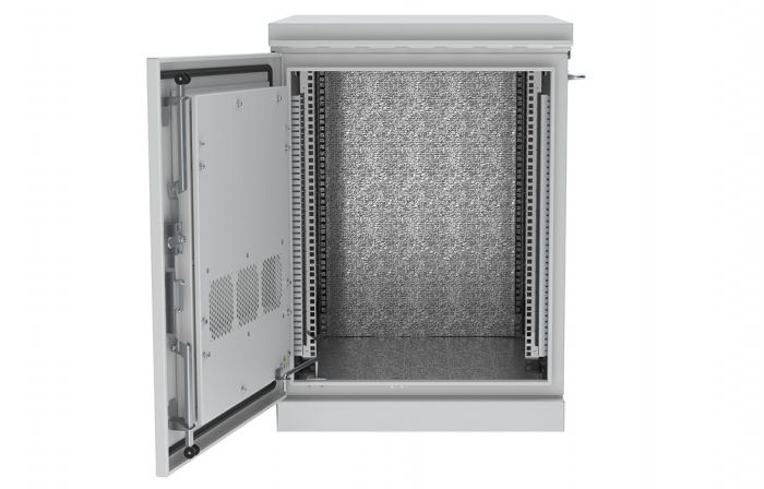 Шкаф климатический телекоммуникационный напольный 19",12U(600x1000) ШКТ-НП-12U-600-1000 ССД